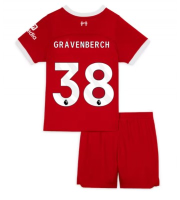 Liverpool Ryan Gravenberch #38 Replika Babytøj Hjemmebanesæt Børn 2023-24 Kortærmet (+ Korte bukser)